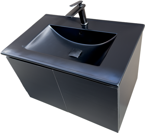 PVC МЕБЕЛ ЗА БАНЯ SAN REMO 70 BLACK